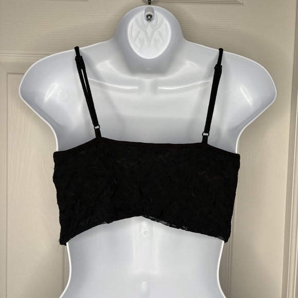 BP Black Lace Detail Bralette Size Medium - Picture 4 of 5